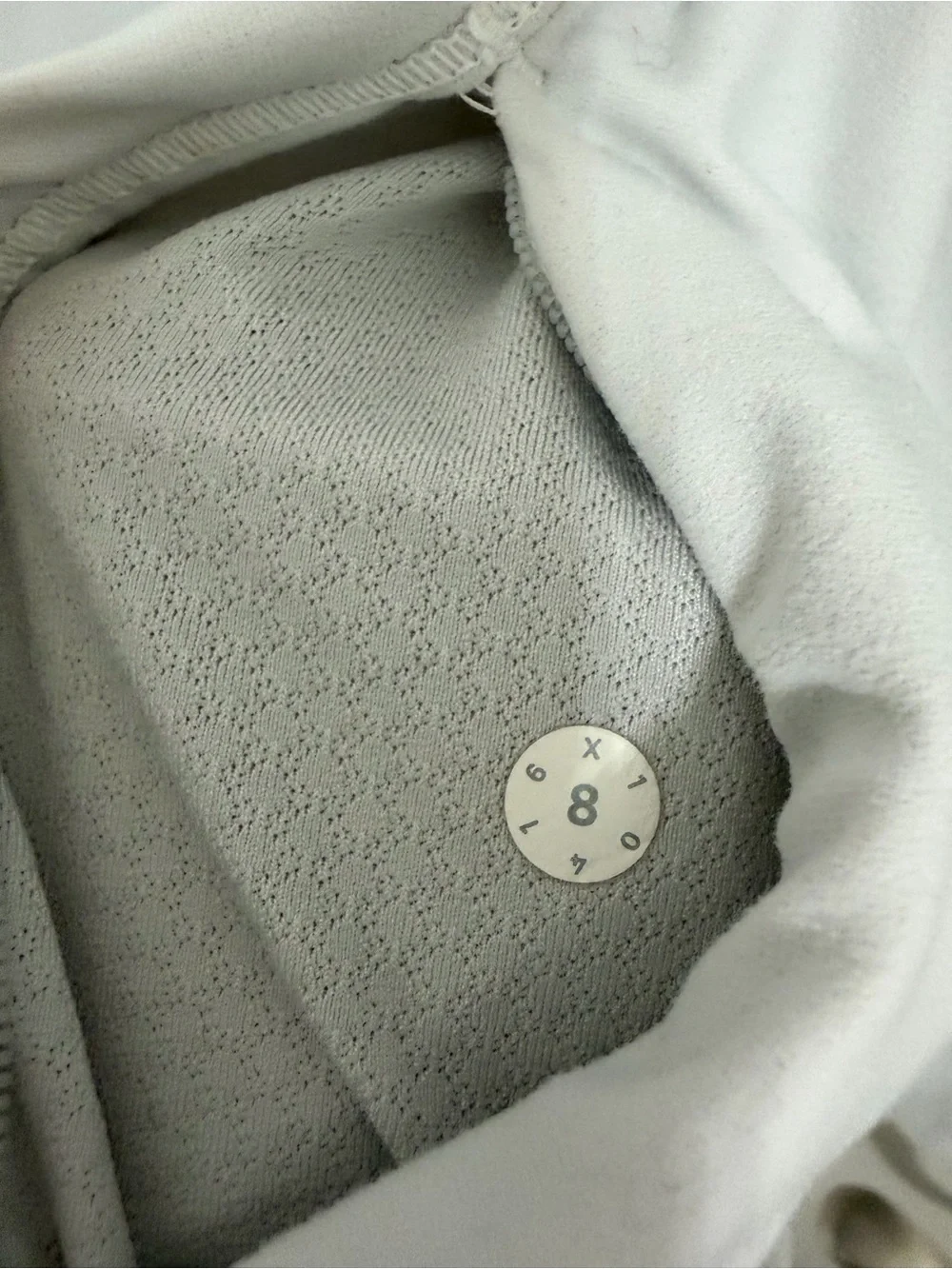 lululemon athletica Light Gray Quarter‑Zip Long‑Sleeve Top